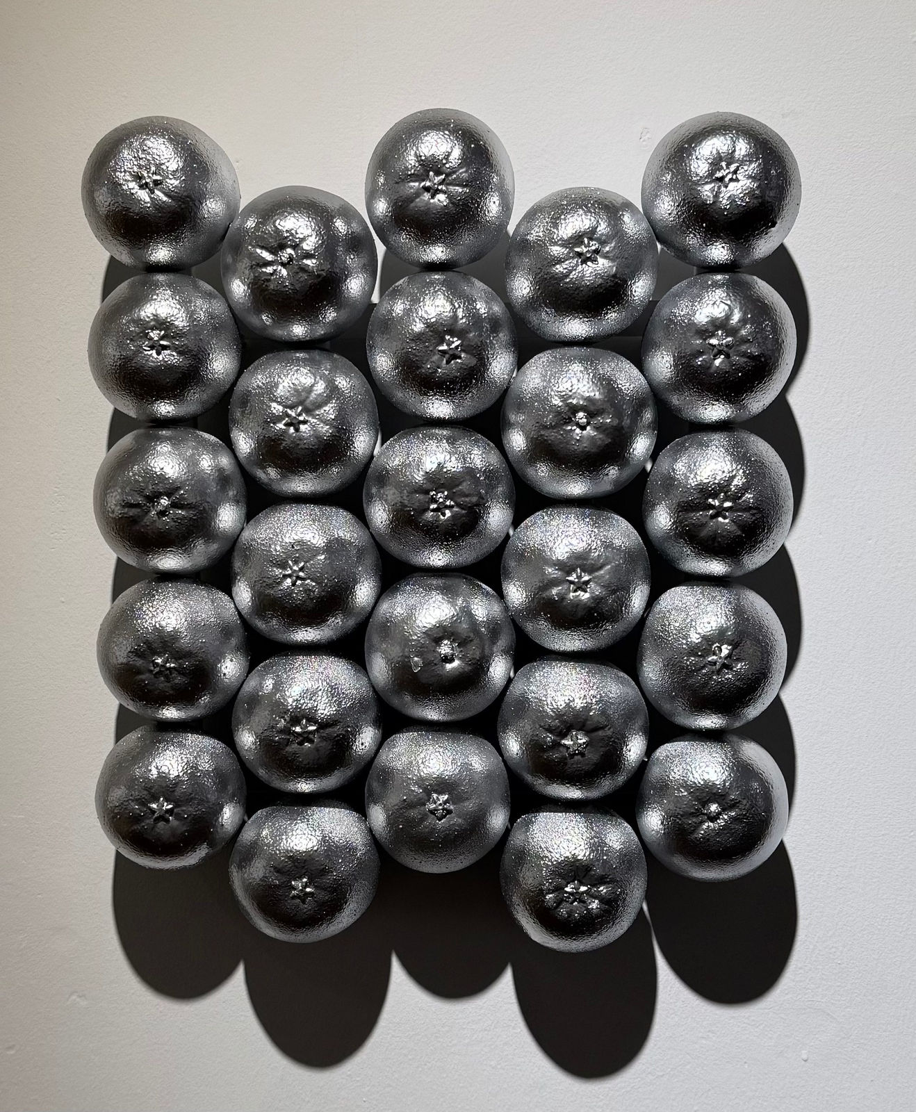 Ariel Davis, Silver Orange Arrangement, 2025
