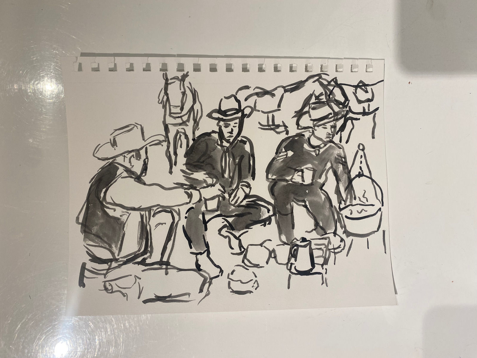 Linda Blackburn, Untitled Sketch No.1