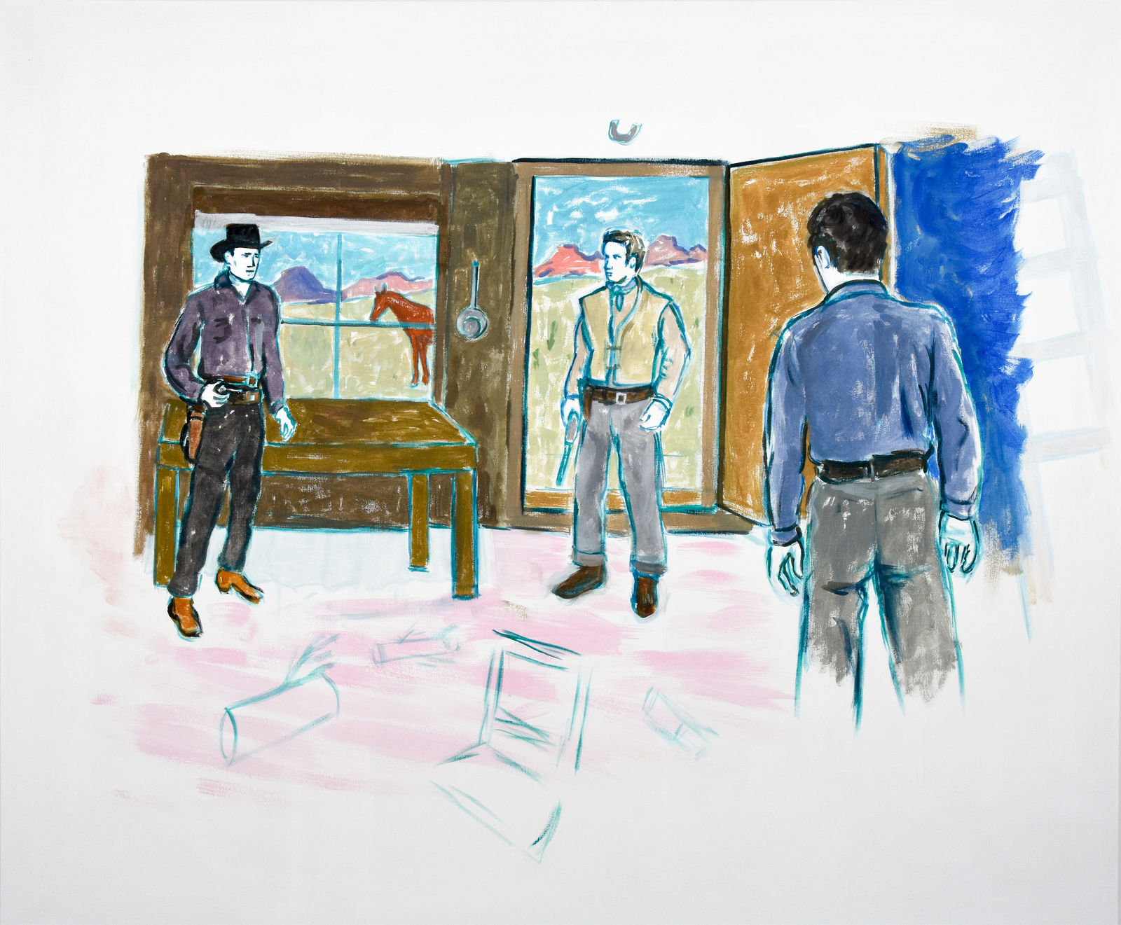 Linda Blackburn, Pink Cabin, 2018