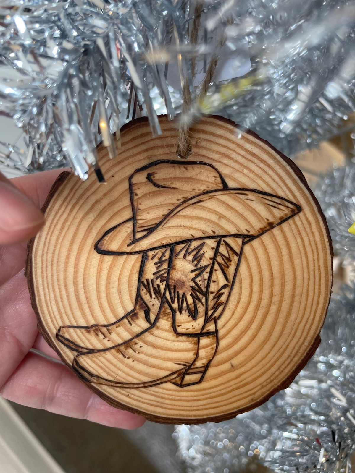 Becca Waugh, Ornament boots and hat, 2022