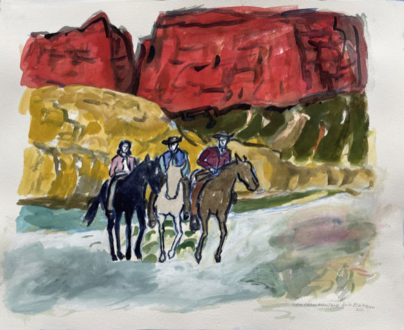 Linda Blackburn, Man from Montana, 2021