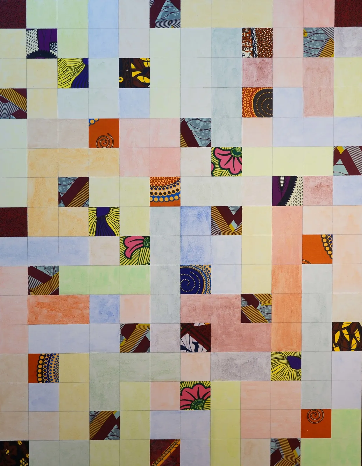 Jimi Kabela, African & American quilt, 2020