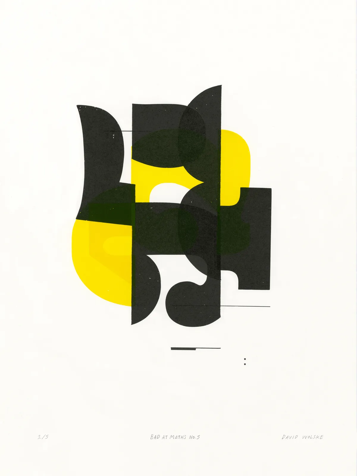 David Wolske, Bad at Maths no.5, 2016