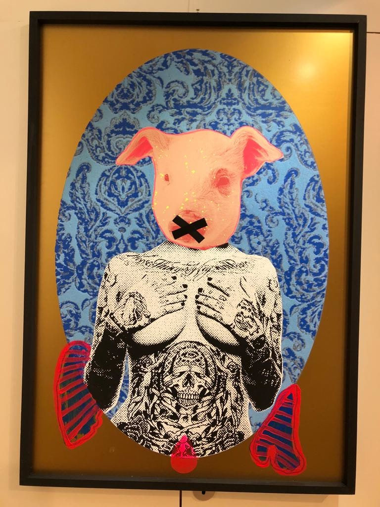 Michele Tombolini, Pigwoman - #metoo series, 2020