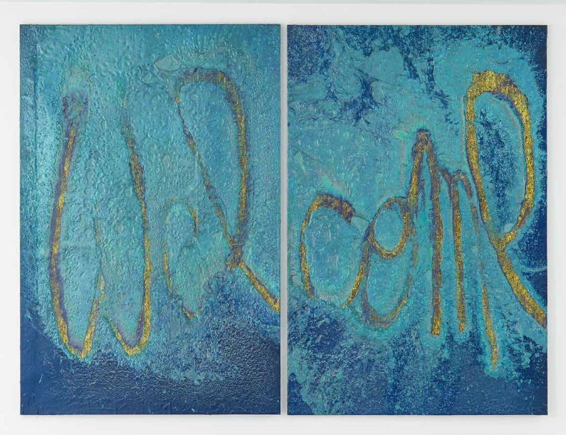 ZEVS, Jet painting mother of pearl, 2021