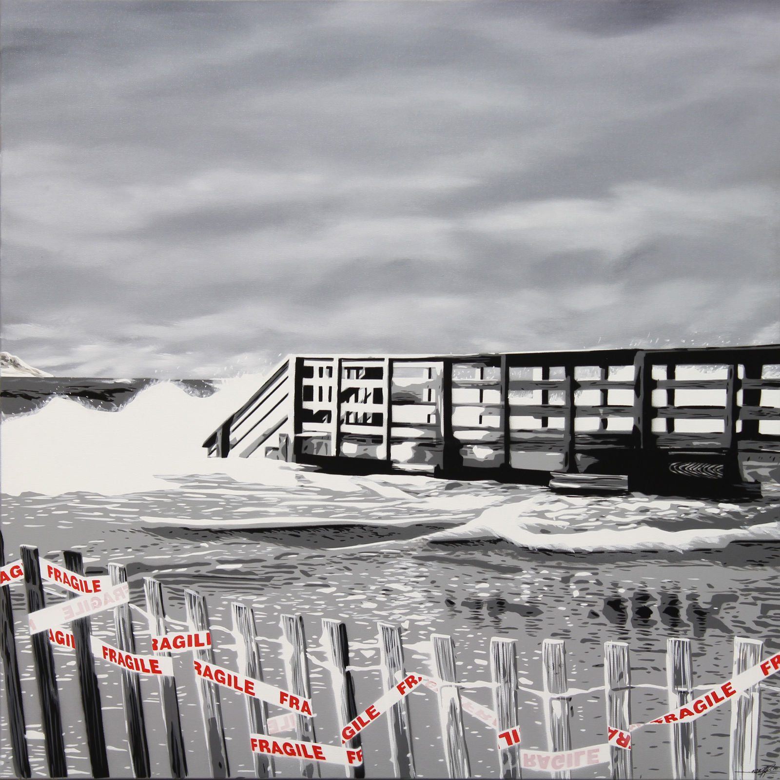 KURAR, Time goes fast Polyptyque, 2021