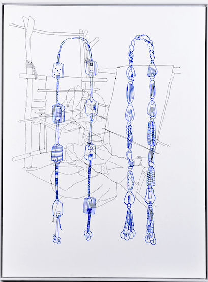 Tejumola Adenuga, Weaving Wives, 2024