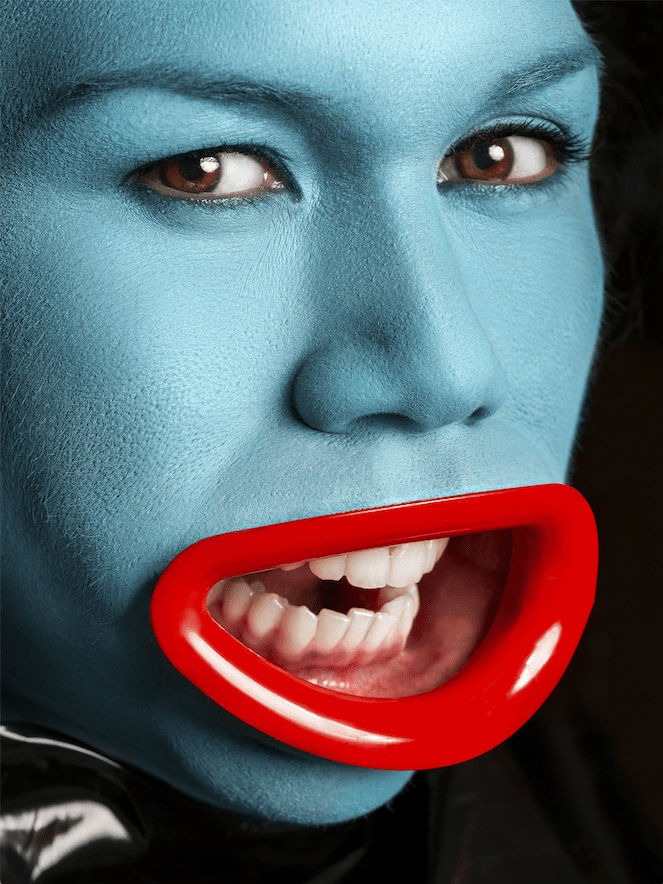 Namsa Leuba, Lèvres Rouges from the series "illusion" made in Tahiti , 2019