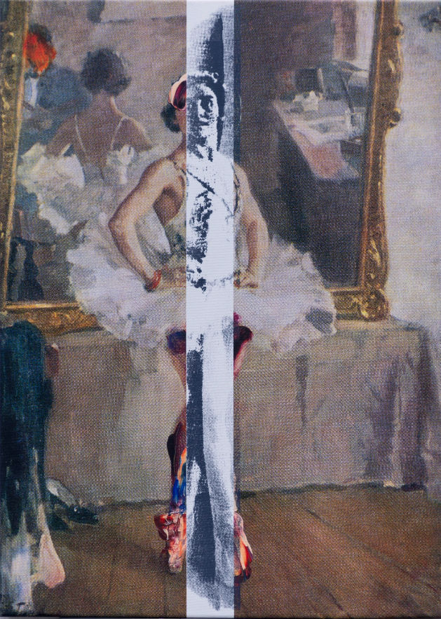 Mika Plutitskaya, Portrait of the ballerina Olga Lepeshinskaya N3, after A. Gerasimov, 2023