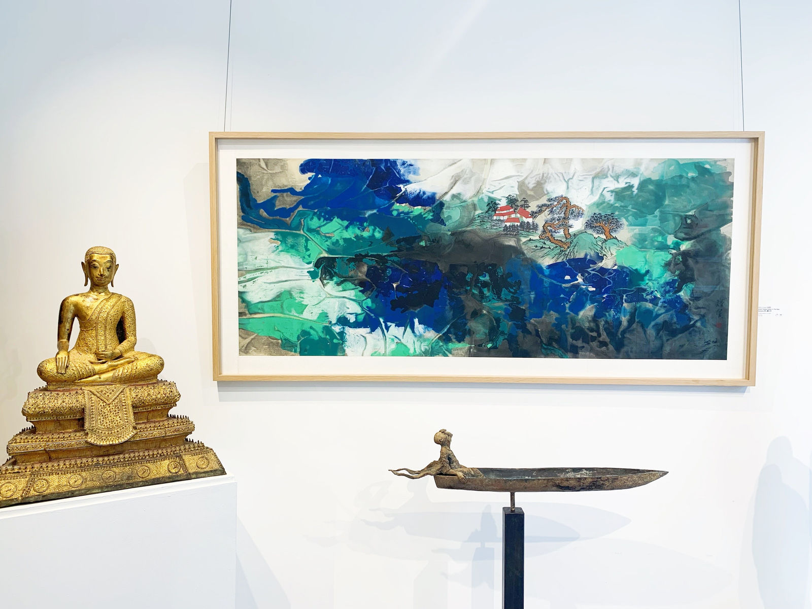 Bangkok Boeddhabeeld Ratanakosin Thailand Boeddha Aziatische Antiquea Gouden Boeddha Bronzen Boeddha art yi brusselse kunstgalerij