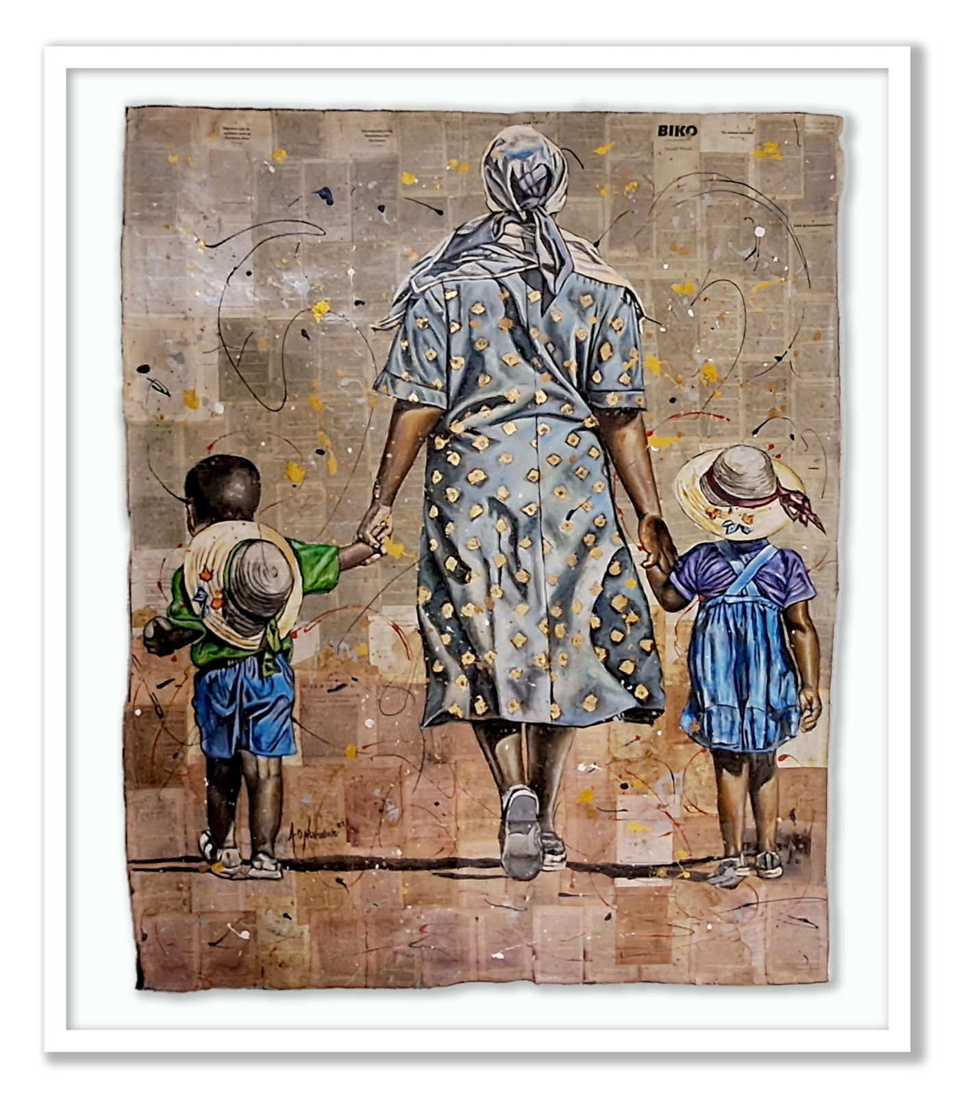 Andrew Ntshabele, Multilayered Memories 6, 2023