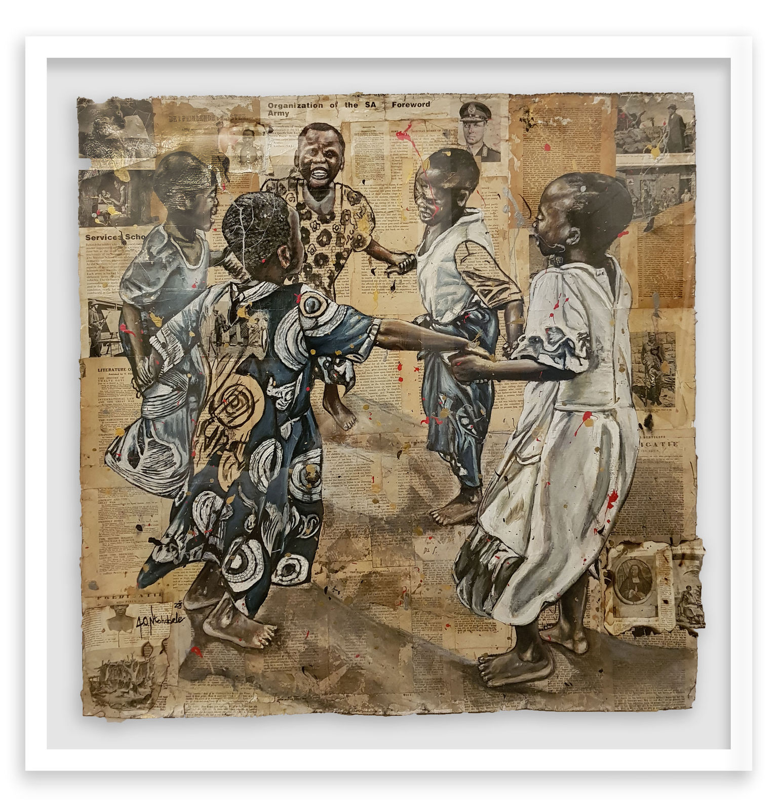 Andrew Ntshabele, Multilayered Memories 12, 2023