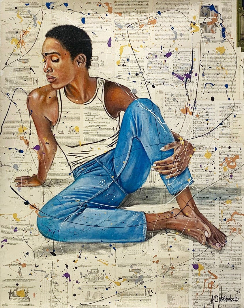 Andrew Ntshabele, Moments in Time 8, 2022