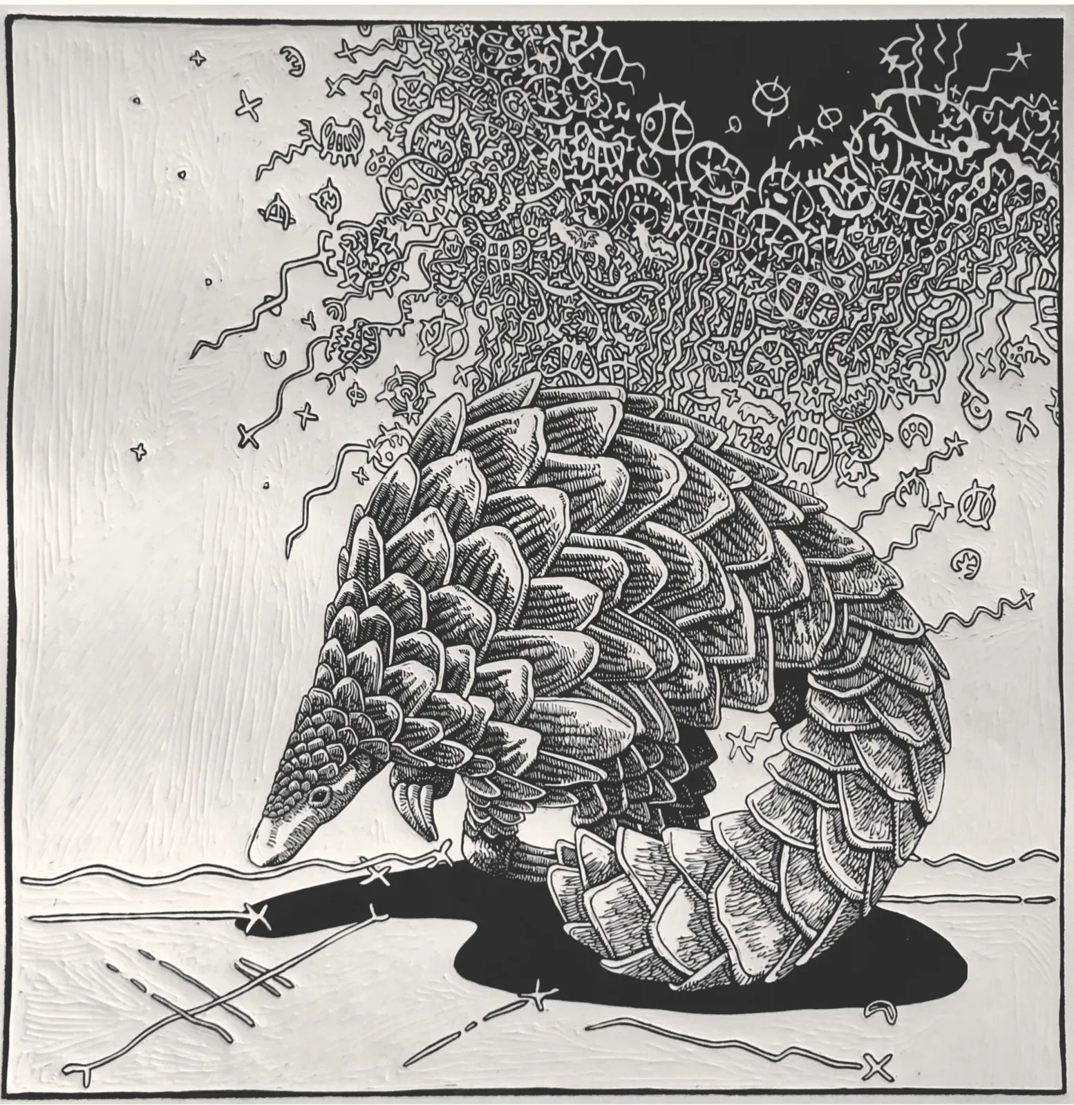 John Moore, Pangolin memories, 2025