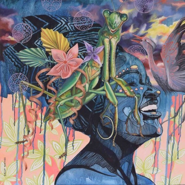 Sally Whines, The Mantis Fans the Flame, 2021