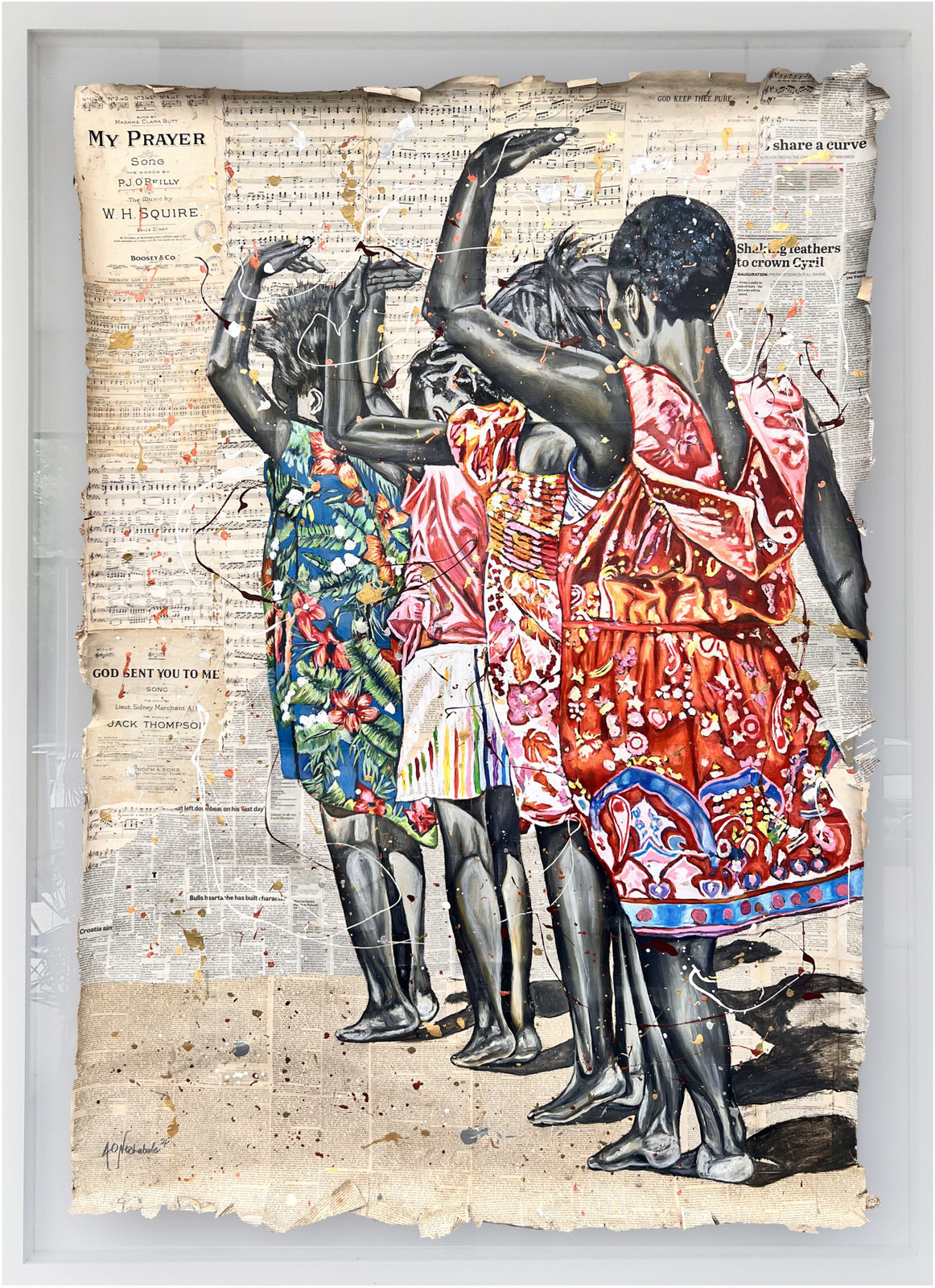 Andrew Ntshabele, Tales Woven Together II, 2024