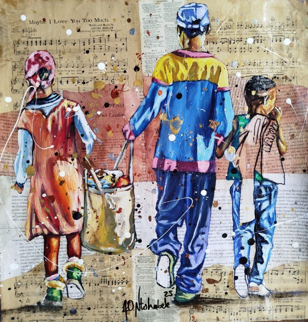 Andrew Ntshabele, Maybe I love you Too Much , 2025