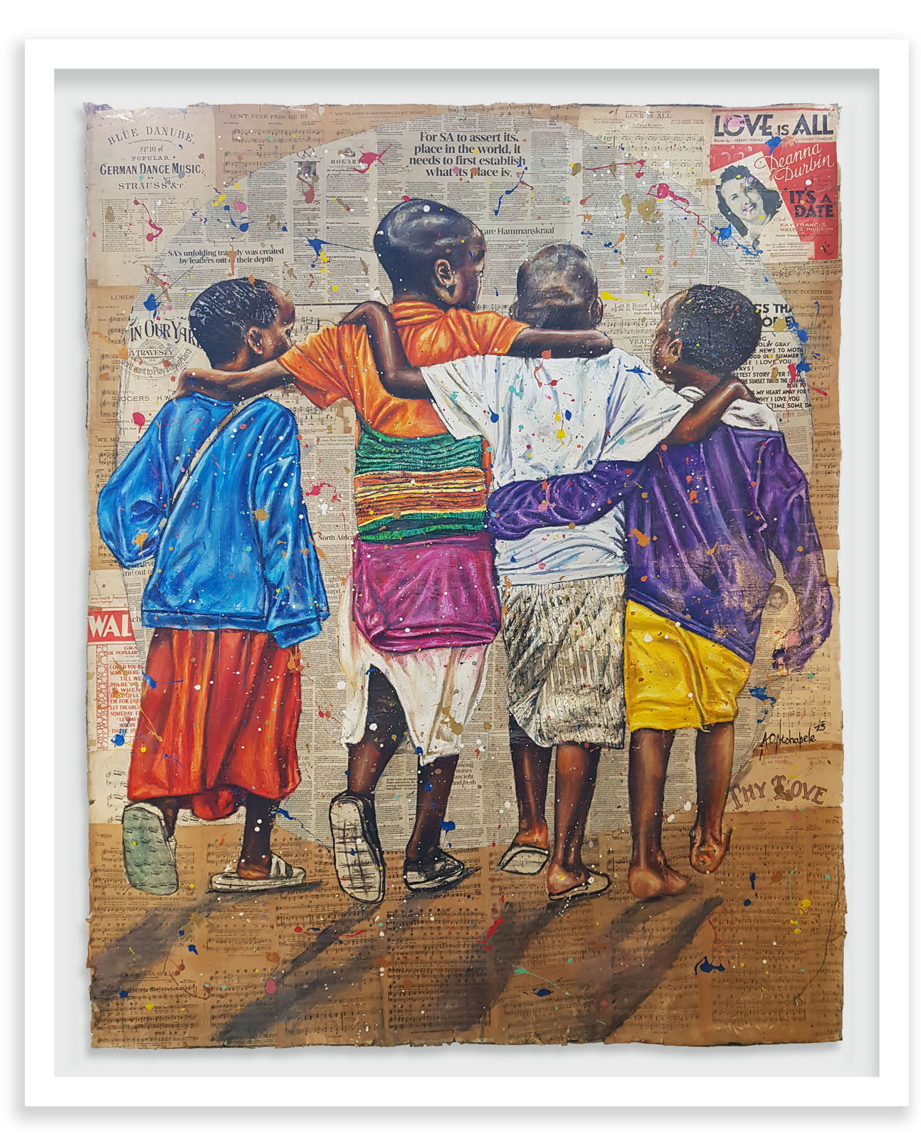 Andrew Ntshabele, Multilayered Memories 17, 2023