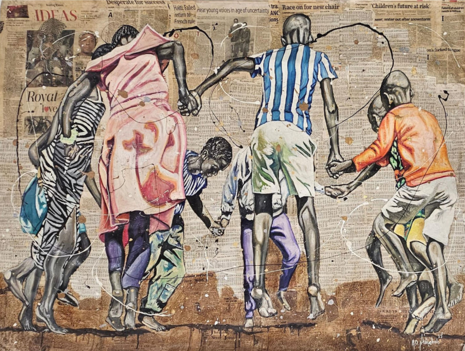 Andrew Ntshabele, Sunshine of the Soul ( unframed ), 2025