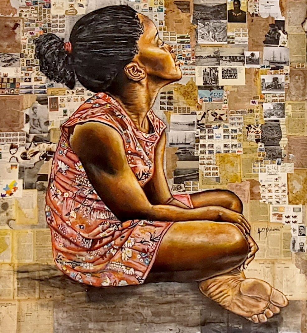 Andrew Ntshabele, Multilayered Memories 9, 2023