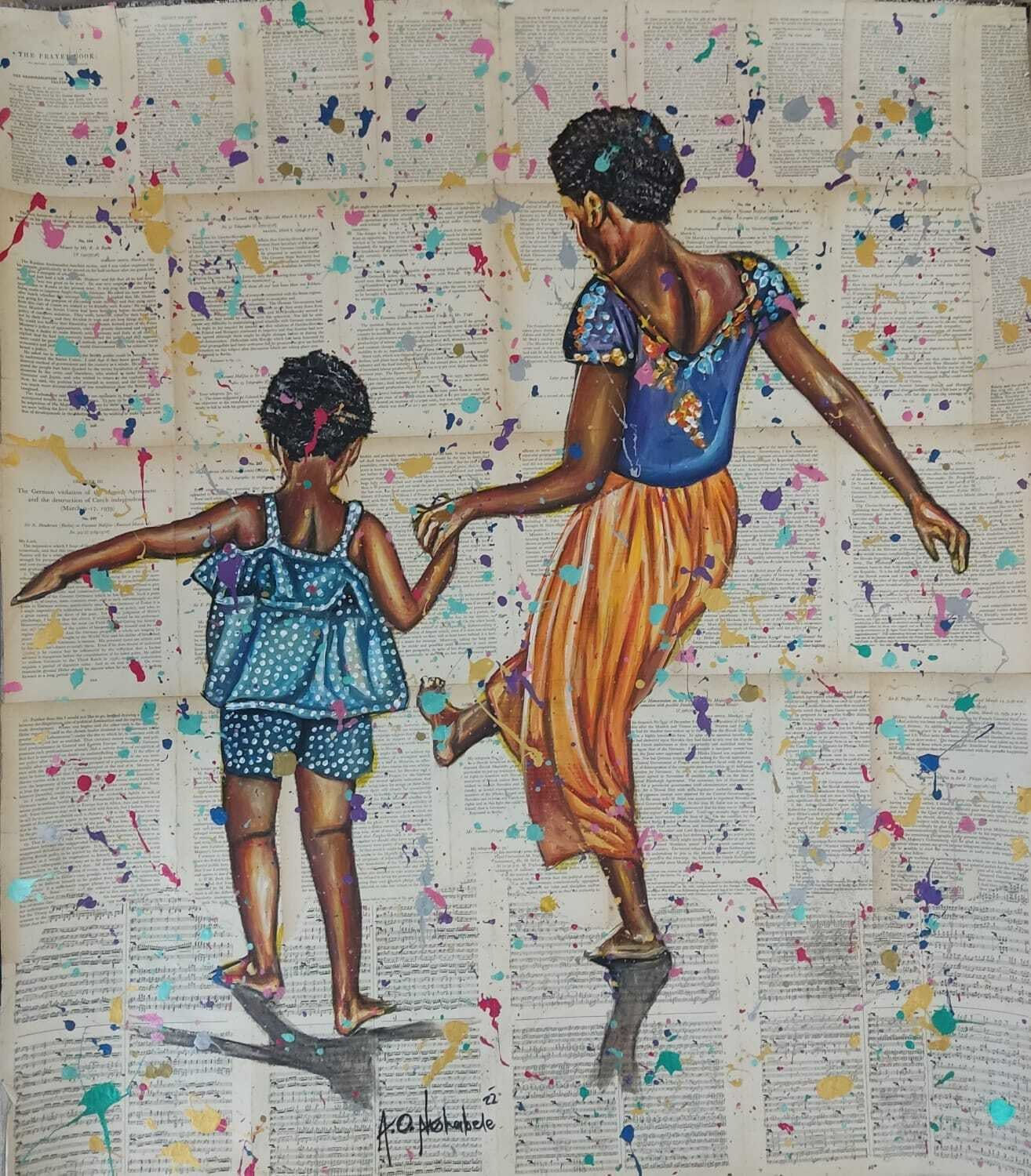 Andrew Ntshabele, Moments in Time 9, 2022