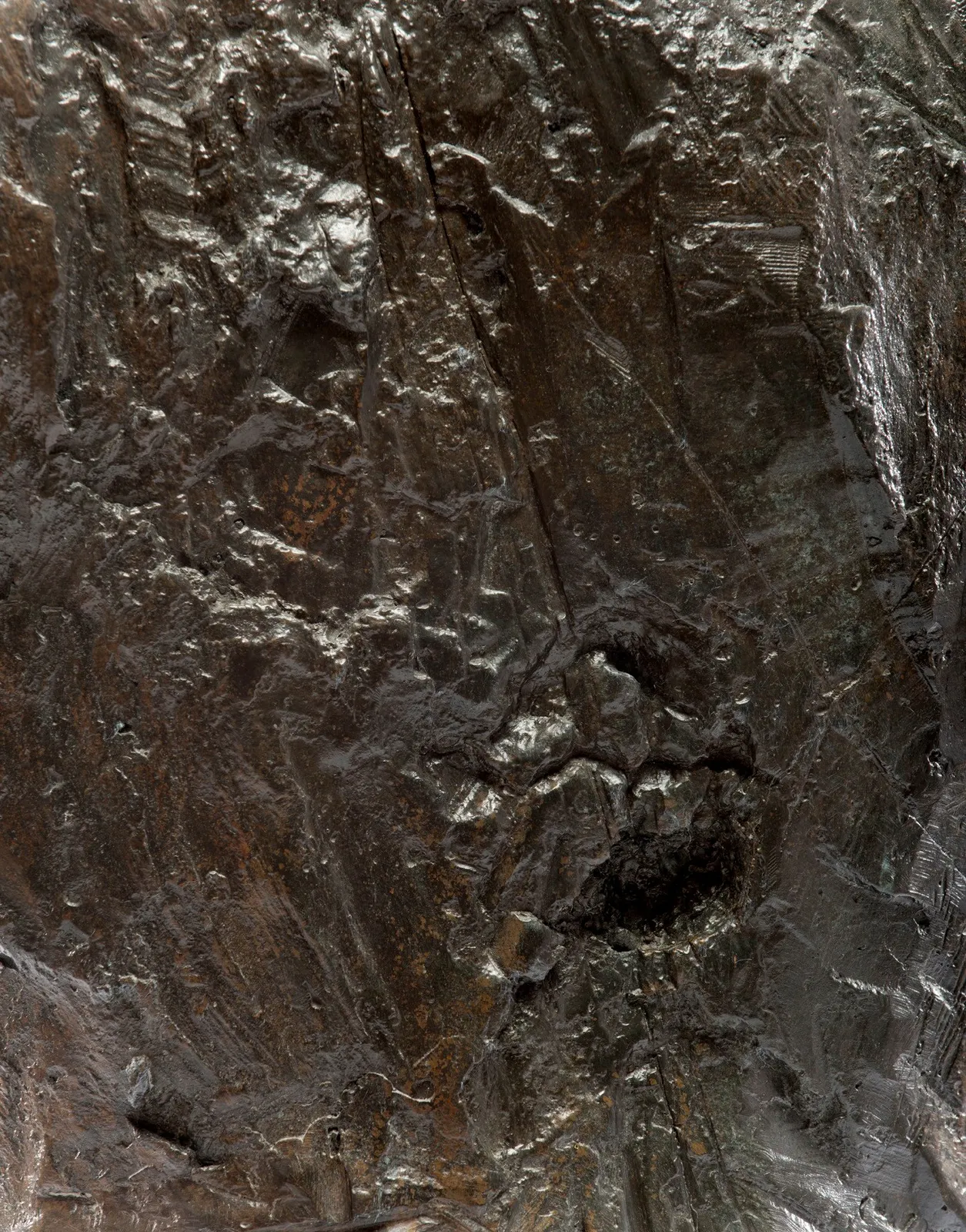 Bronze fragmented female figure by sculptor Emilio DiIorio.