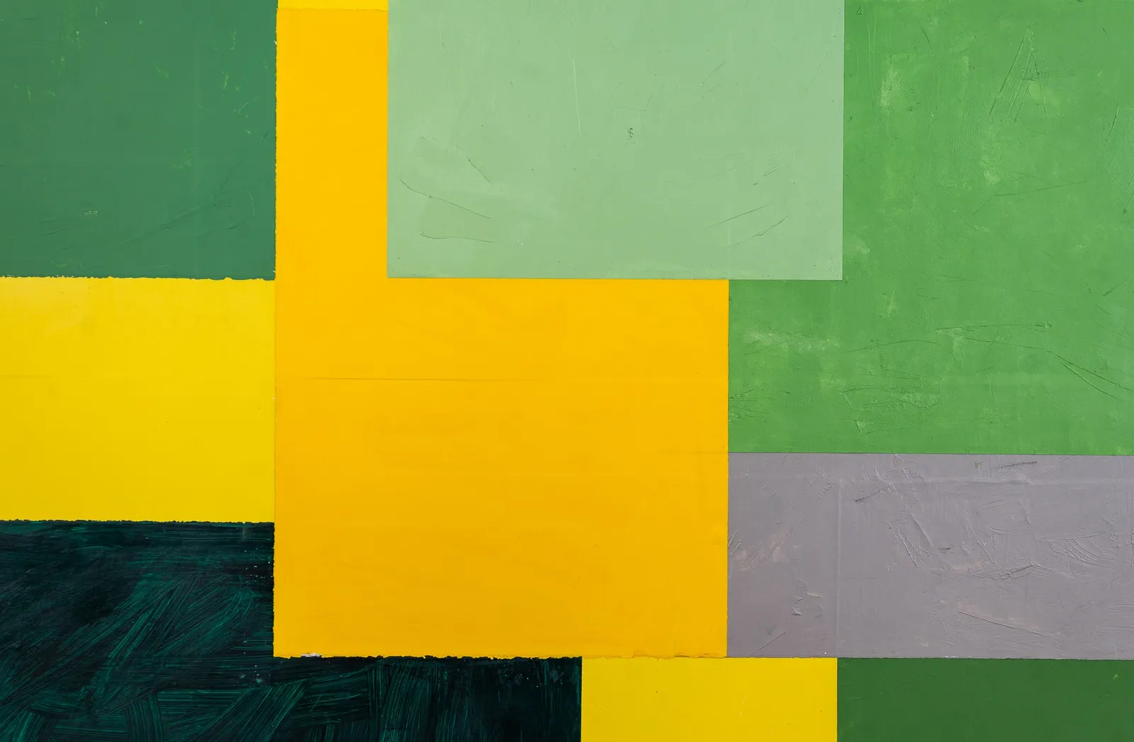 Abstract collage by painter Emilio DiIorio