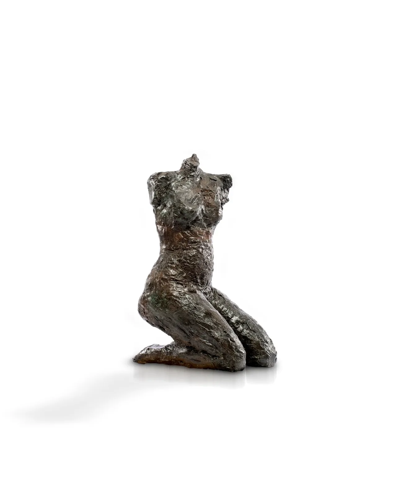 Bronze fragmented female figure by sculptor Emilio DiIorio.
