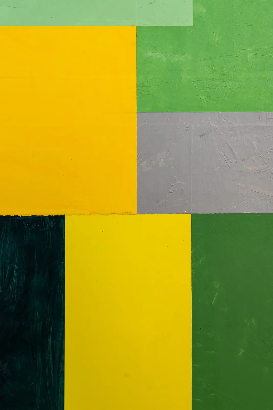 Abstract collage by painter Emilio DiIorio