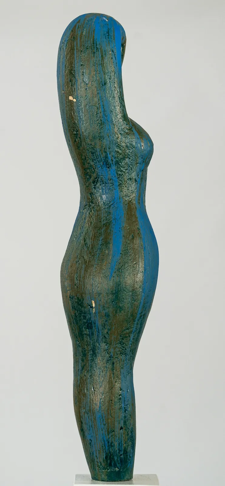 Ceramic figurative sculpture in the Egyptian series by sculptor Emilio DiIorio