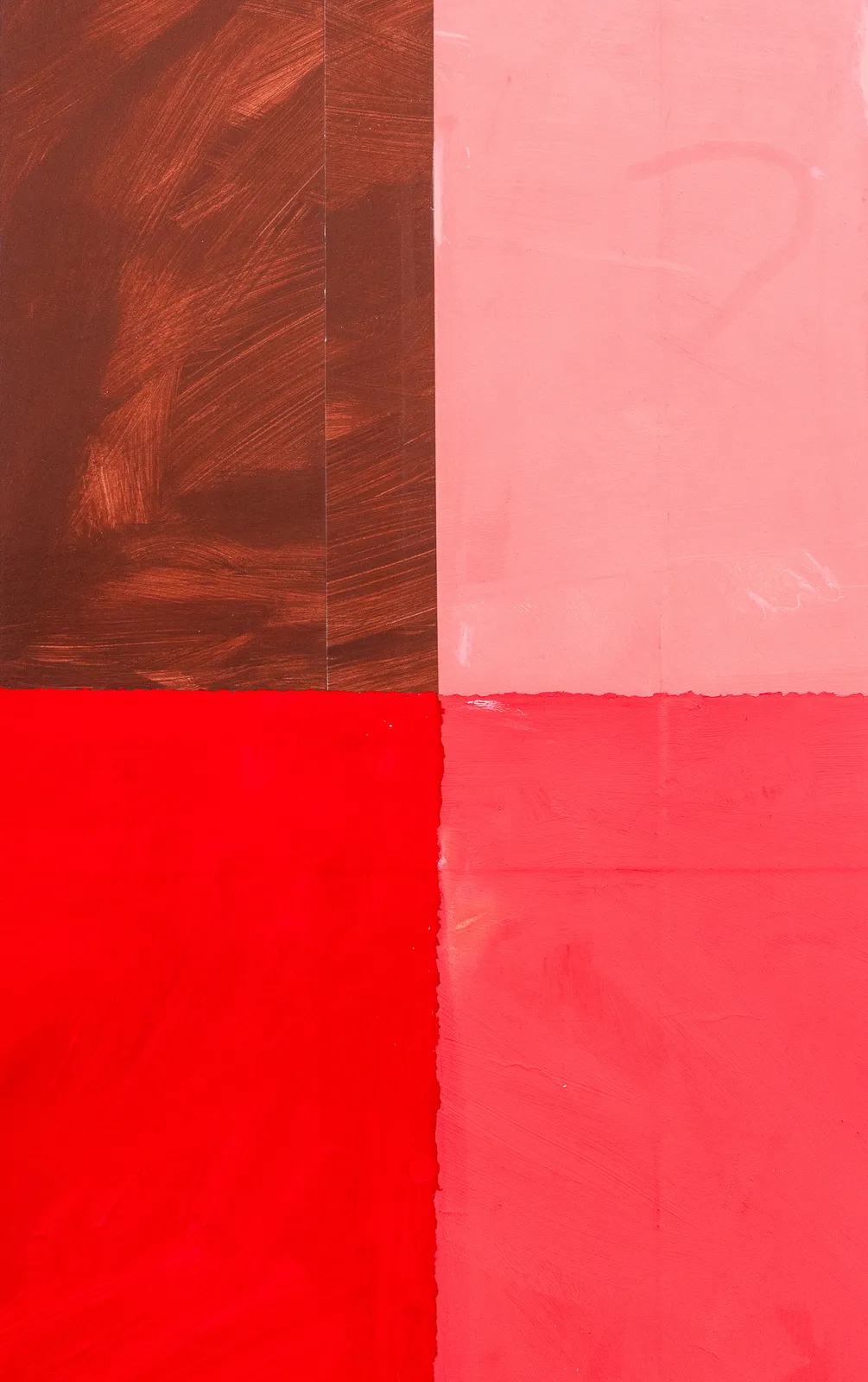 Abstract collage by painter Emilio DiIorio