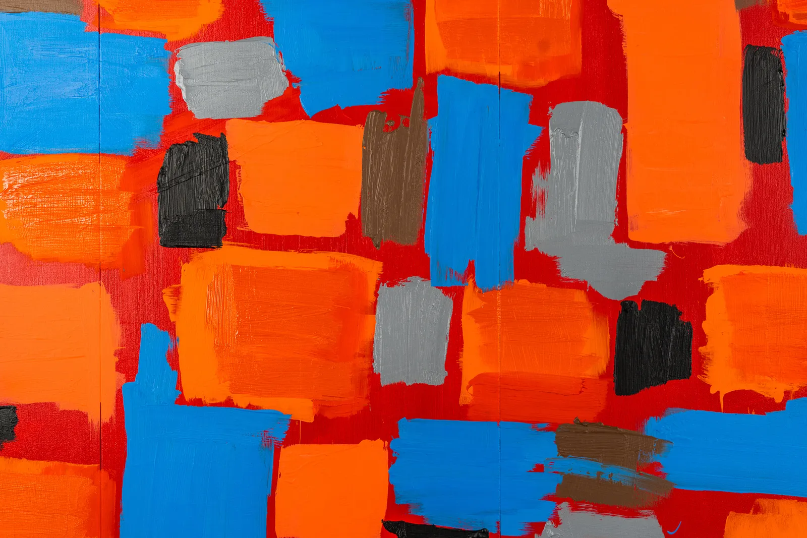 Geometric abstract painting by artist Emilio DiIorio