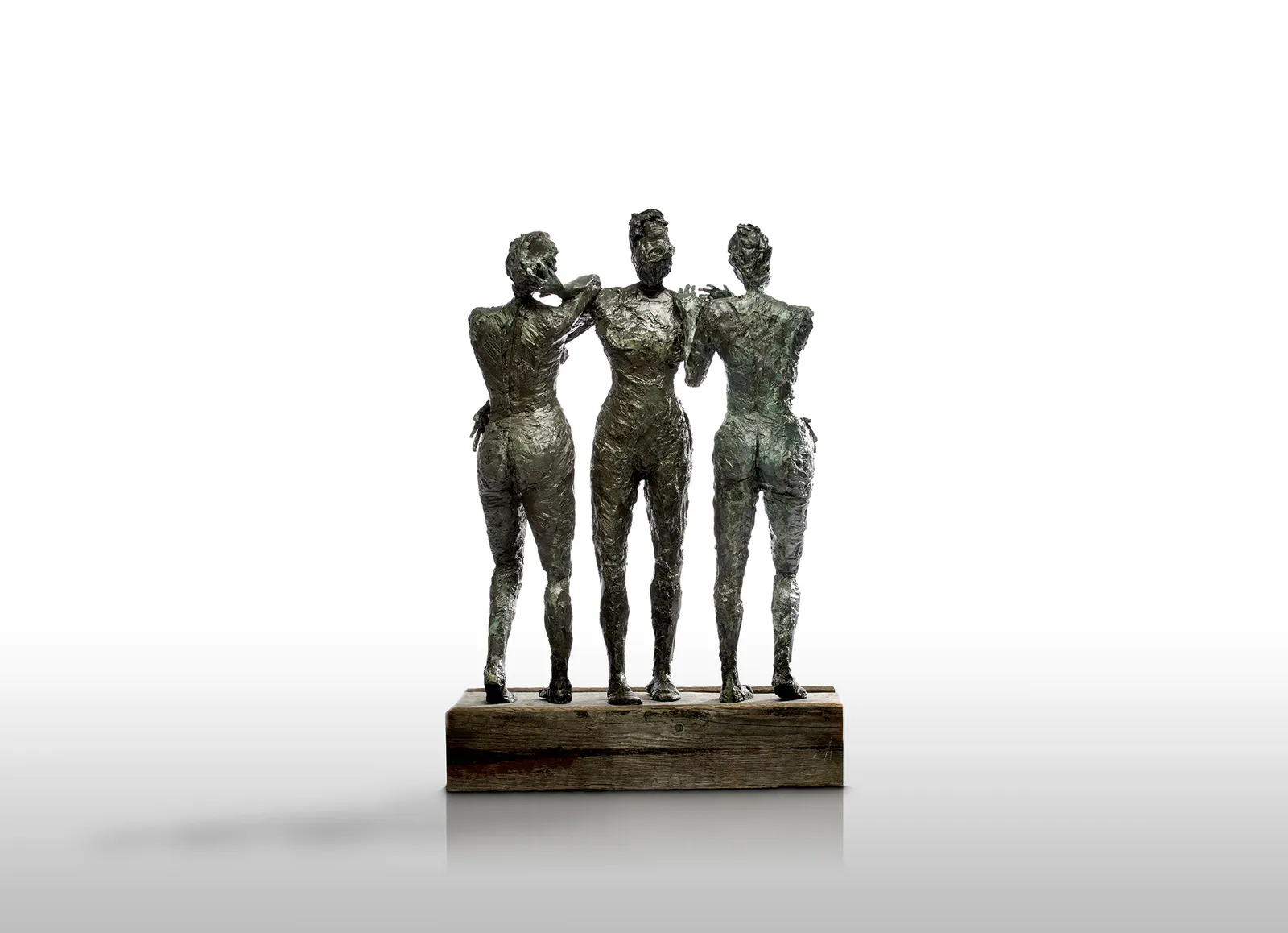 3 Graces bronze sculpture by artist Emilio DiIorio.