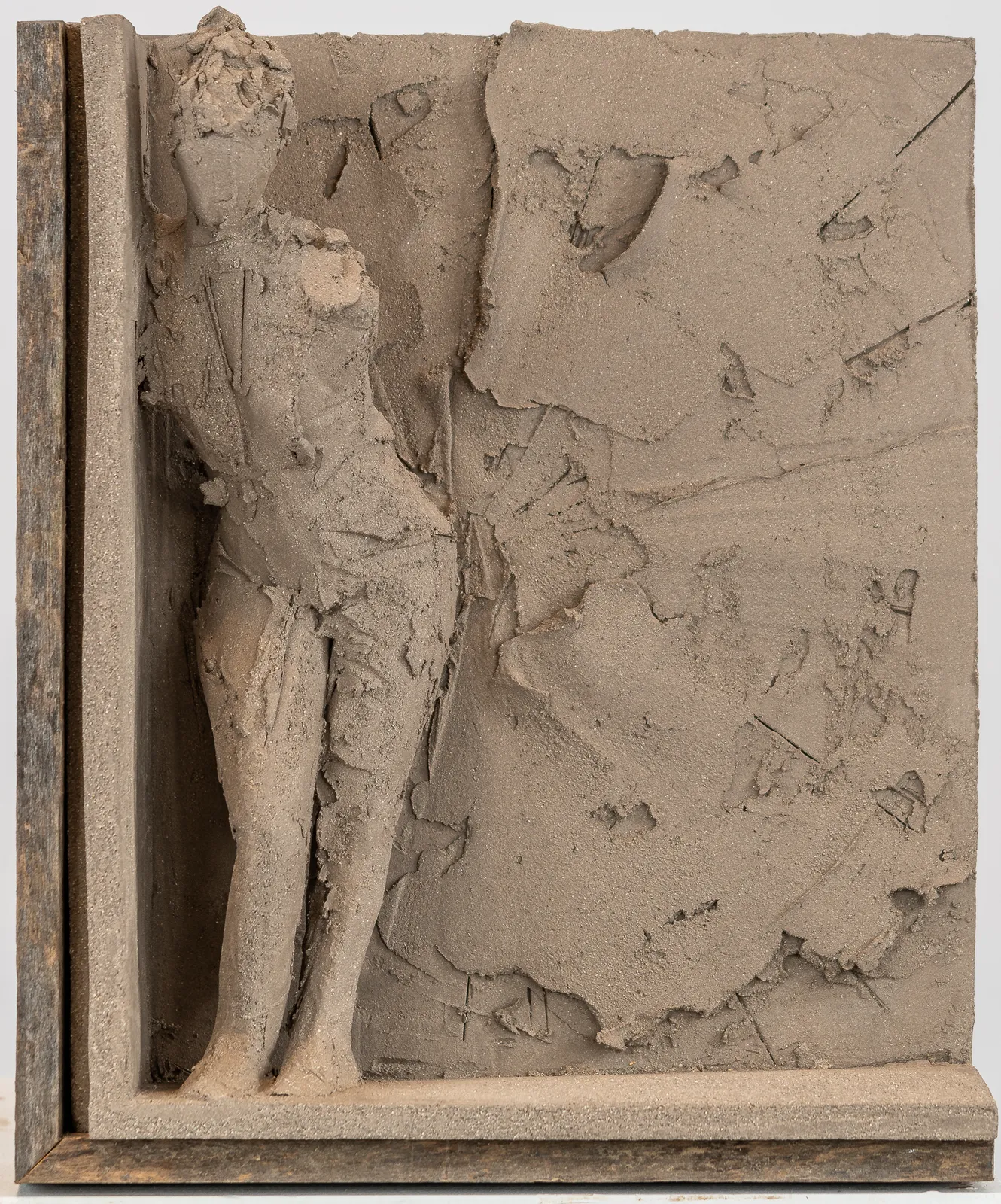 Figurative ceramic relief by sculptor Emilio DiIorio