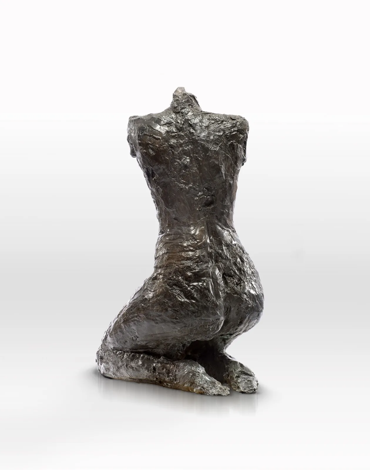 Bronze fragmented female figure by sculptor Emilio DiIorio.
