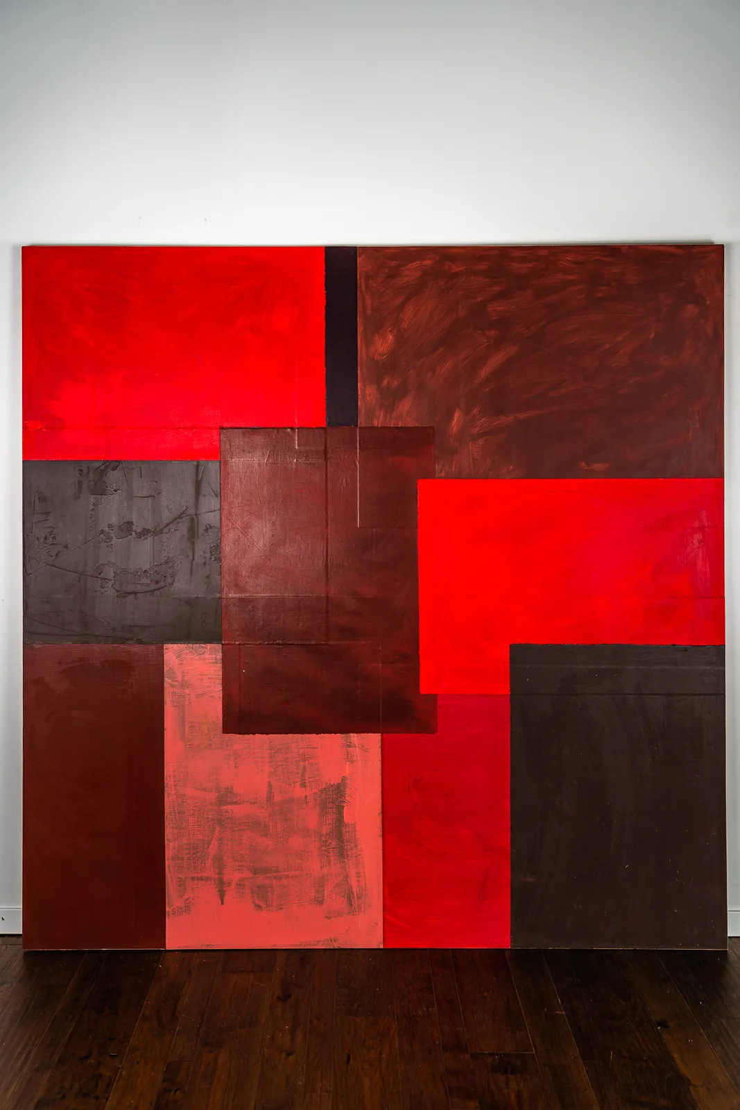 Abstract collage by painter Emilio DiIo