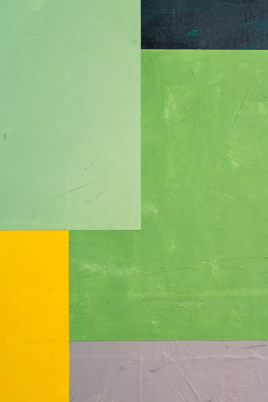 Abstract collage by painter Emilio DiIorio