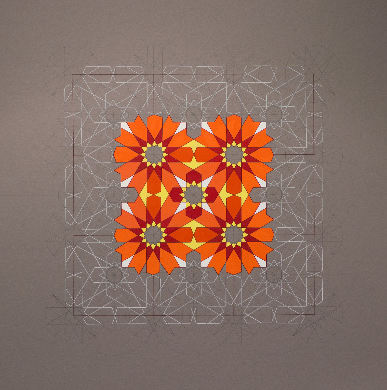 Dana Awartani, Tetrahedron (Fire), 2014