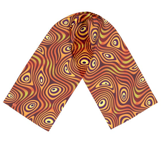 Shan Ogdemli, Fluid Waves Gold , 2024