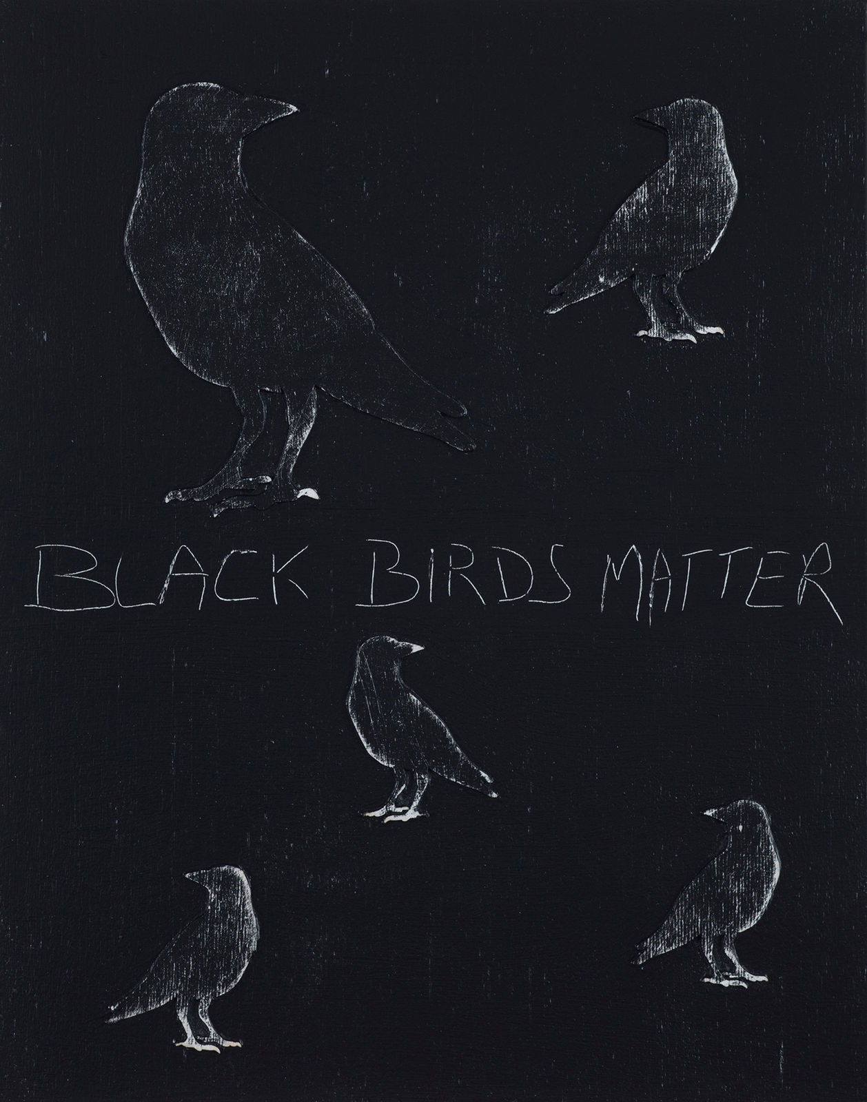 William Greiner, Black Birds Matter , 2018
