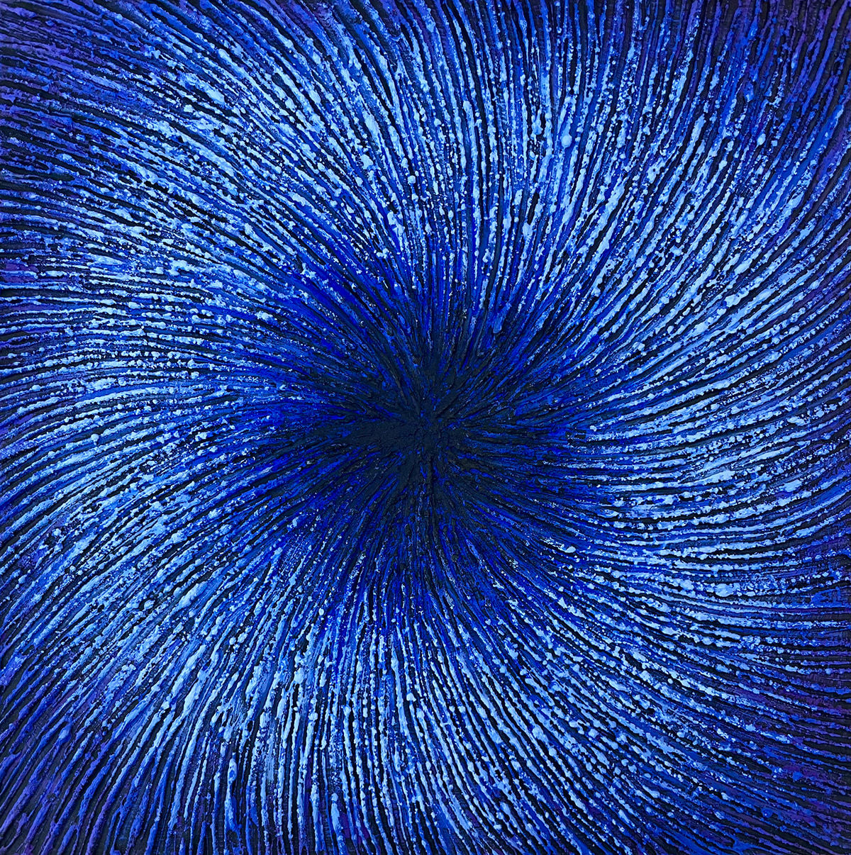 Shan Ogdemli, Blue Swirl Vortex Mini, 2024