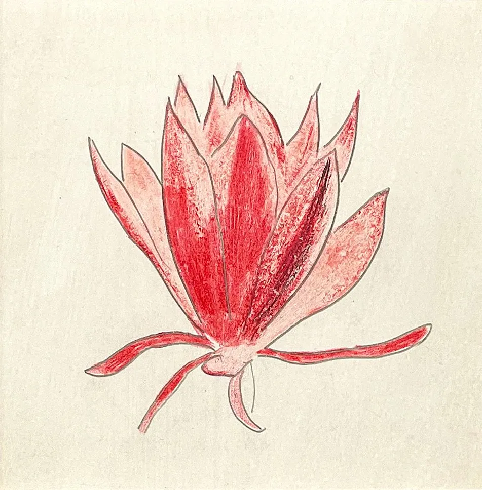 Joseph Stella, Red Flower, c. 1920