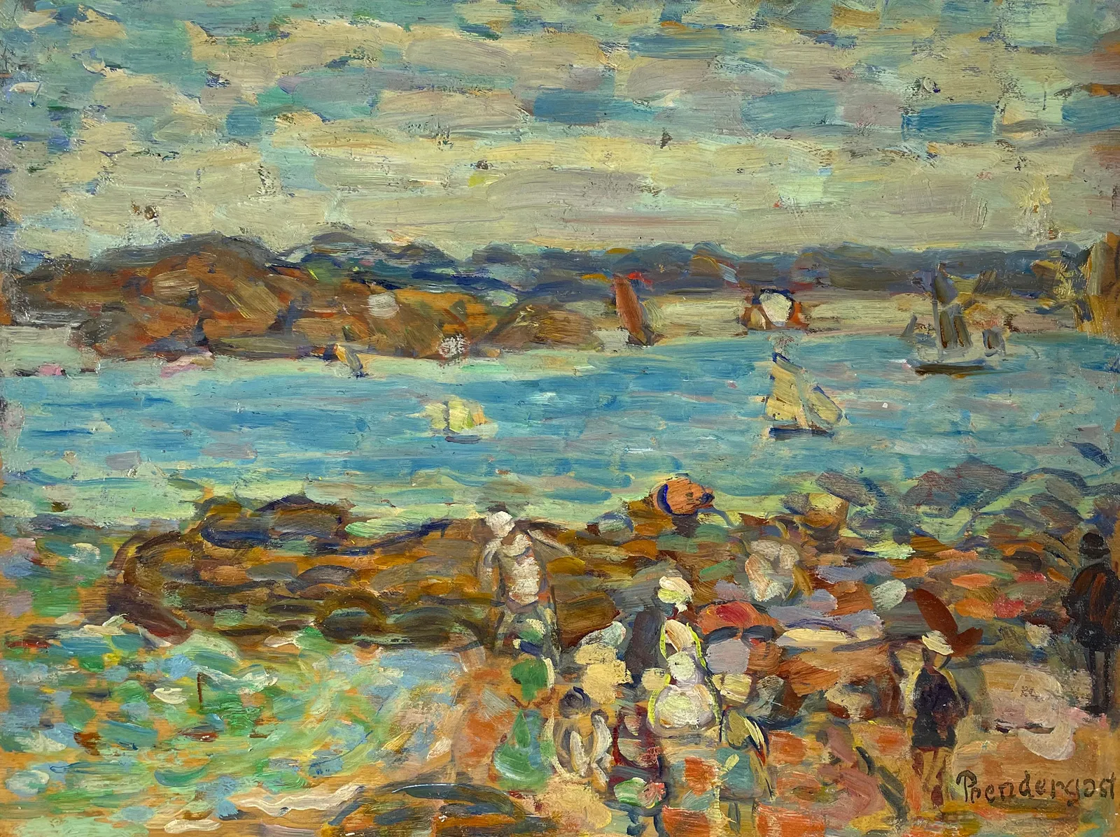 Maurice Prendergast, Study St. Malo, ca. 1907