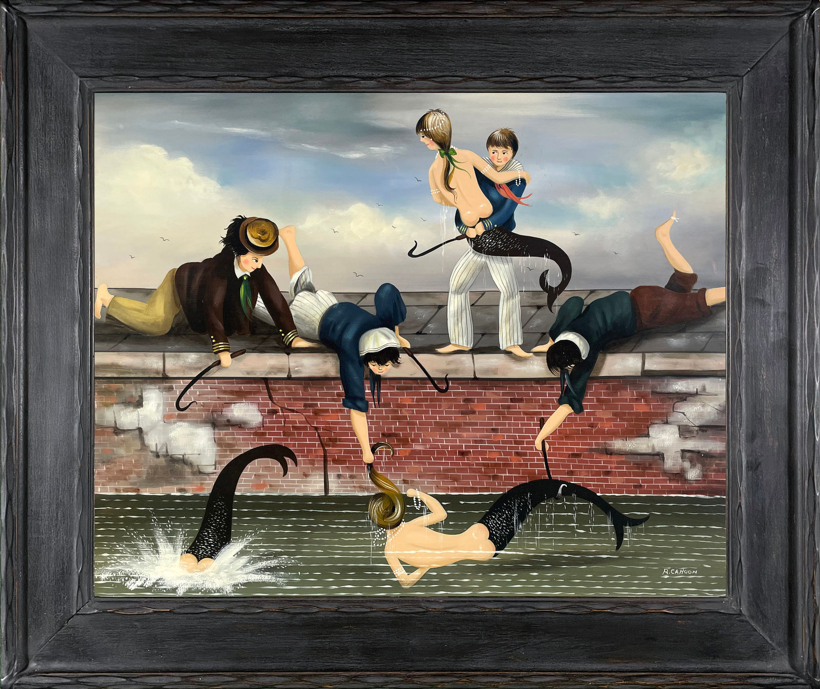 Ralph Cahoon Jr., Sailors and Mermaids, c. 1960s