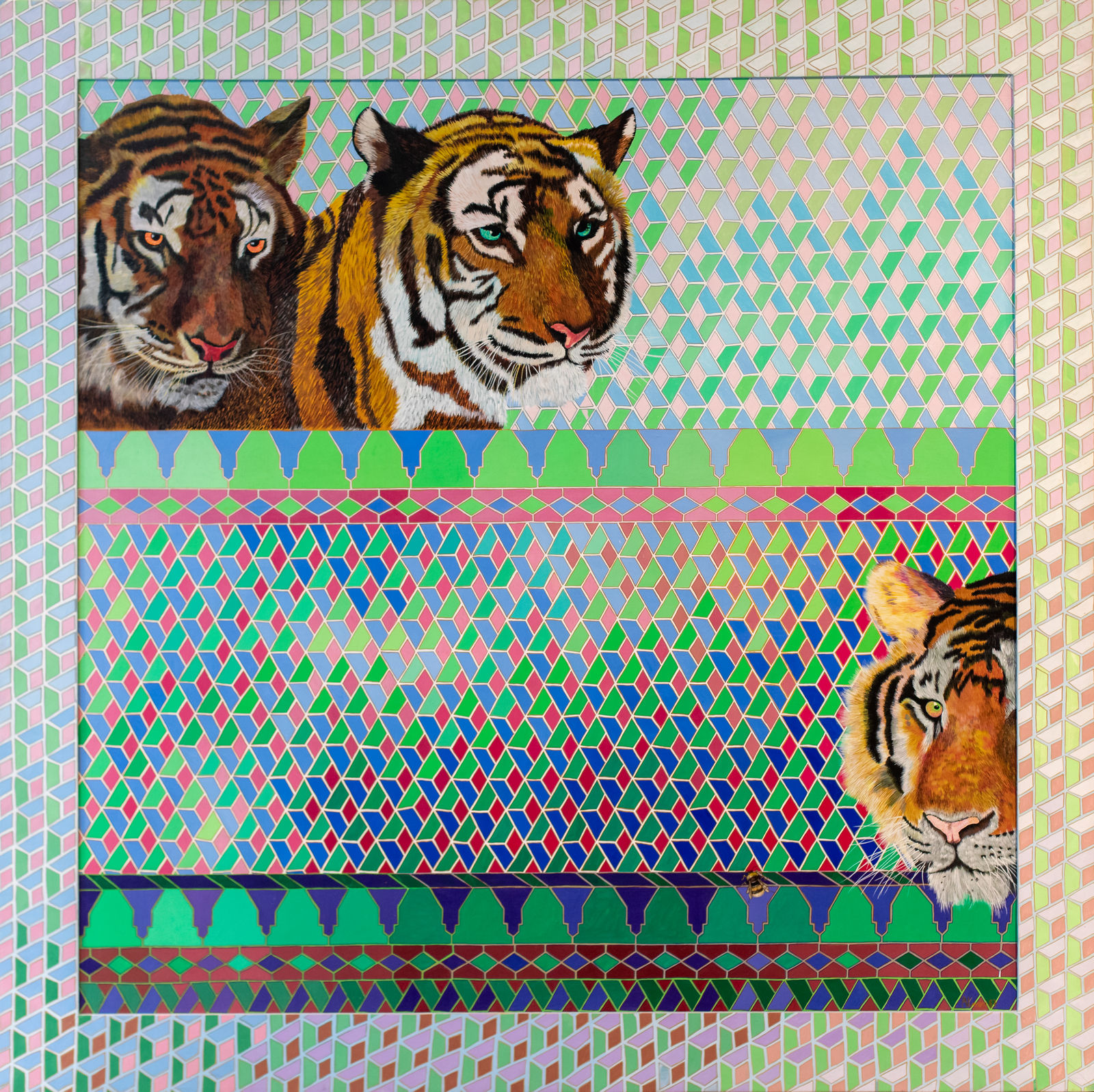 Danièle Akmen, Trois tigres, 1987