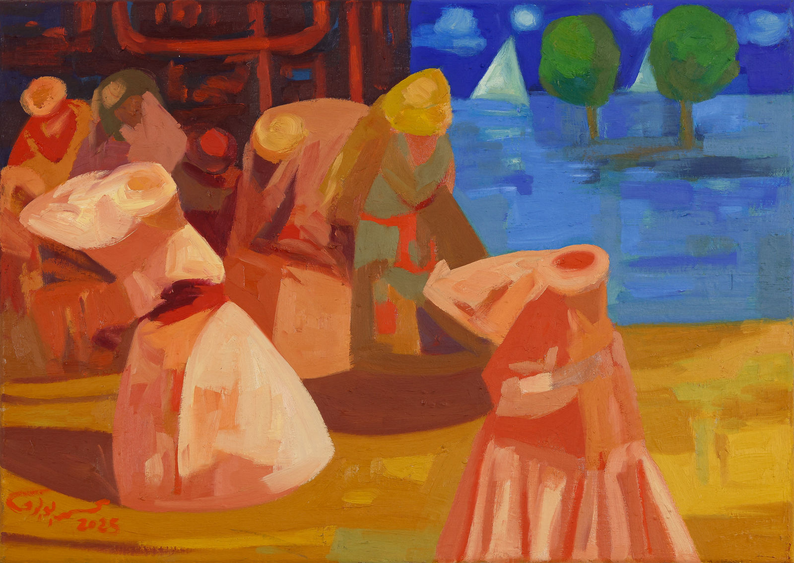 Mohamed Abulwafa, Untitled, 2025