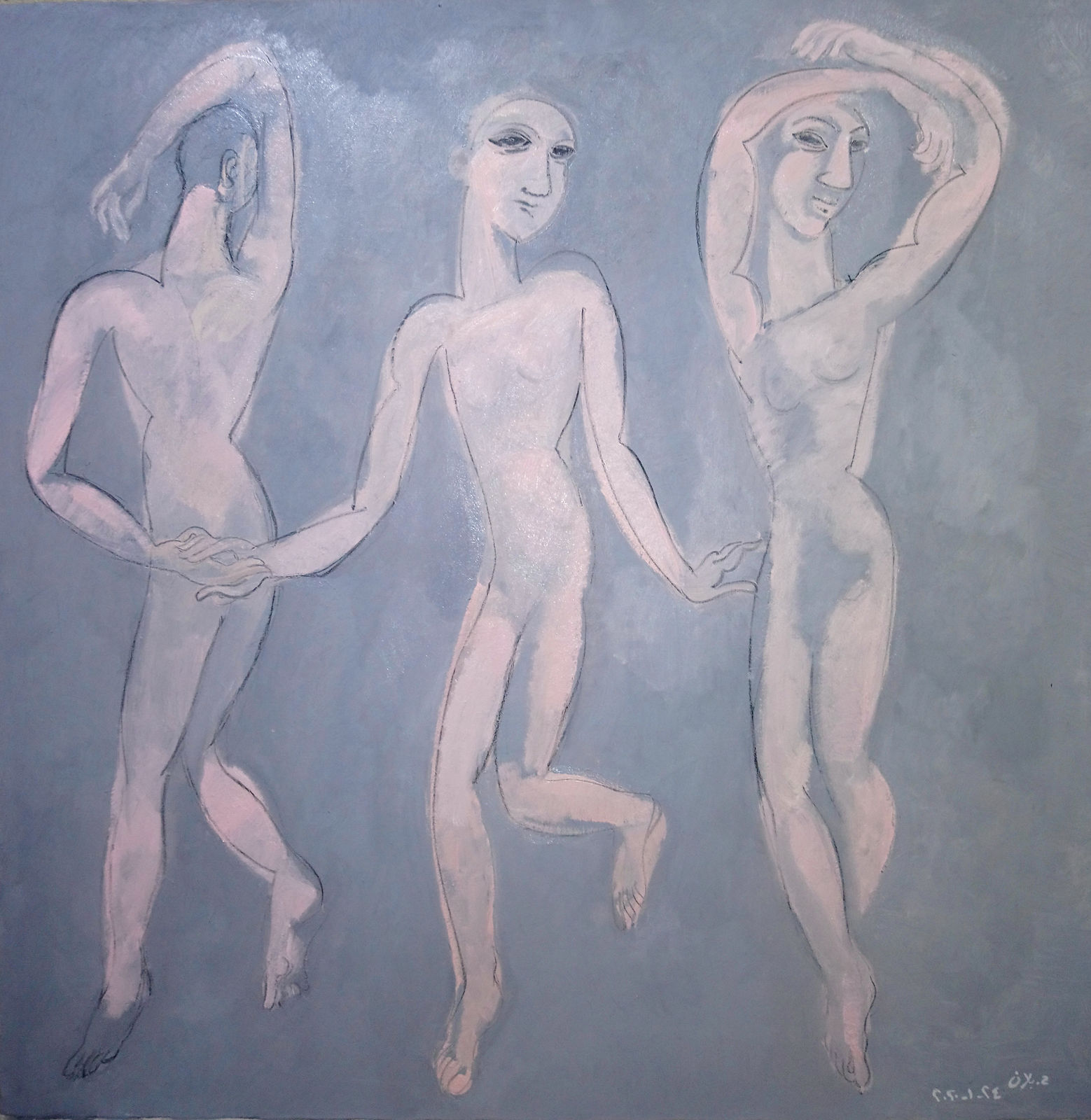Houssam Ballan, Three Dancers, 2020