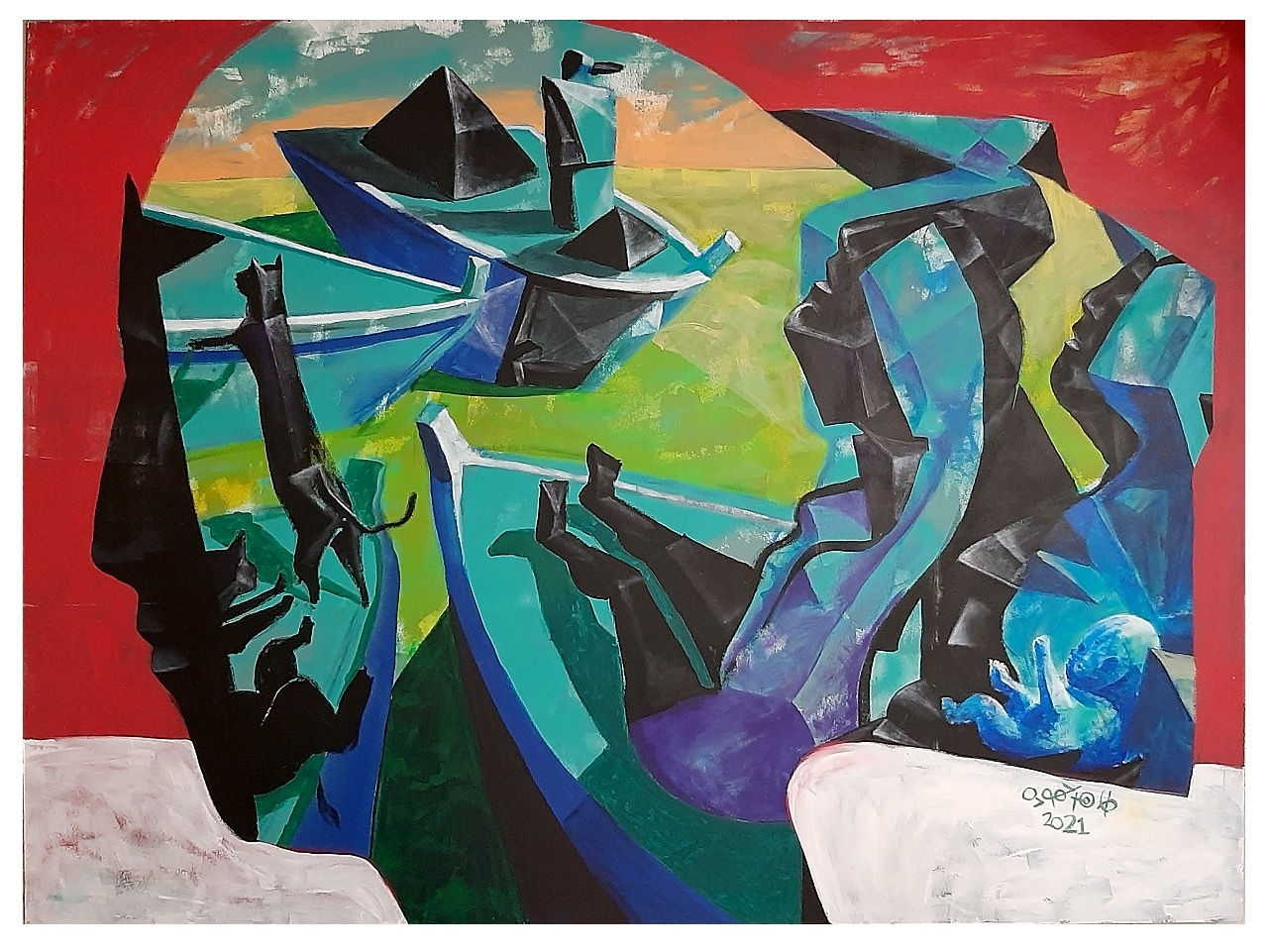 Taher Hamouda, Untitled, 2021