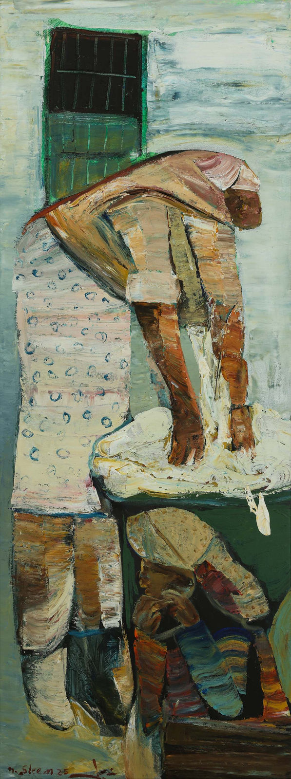 Mostafa Sleem, White heart, 2025