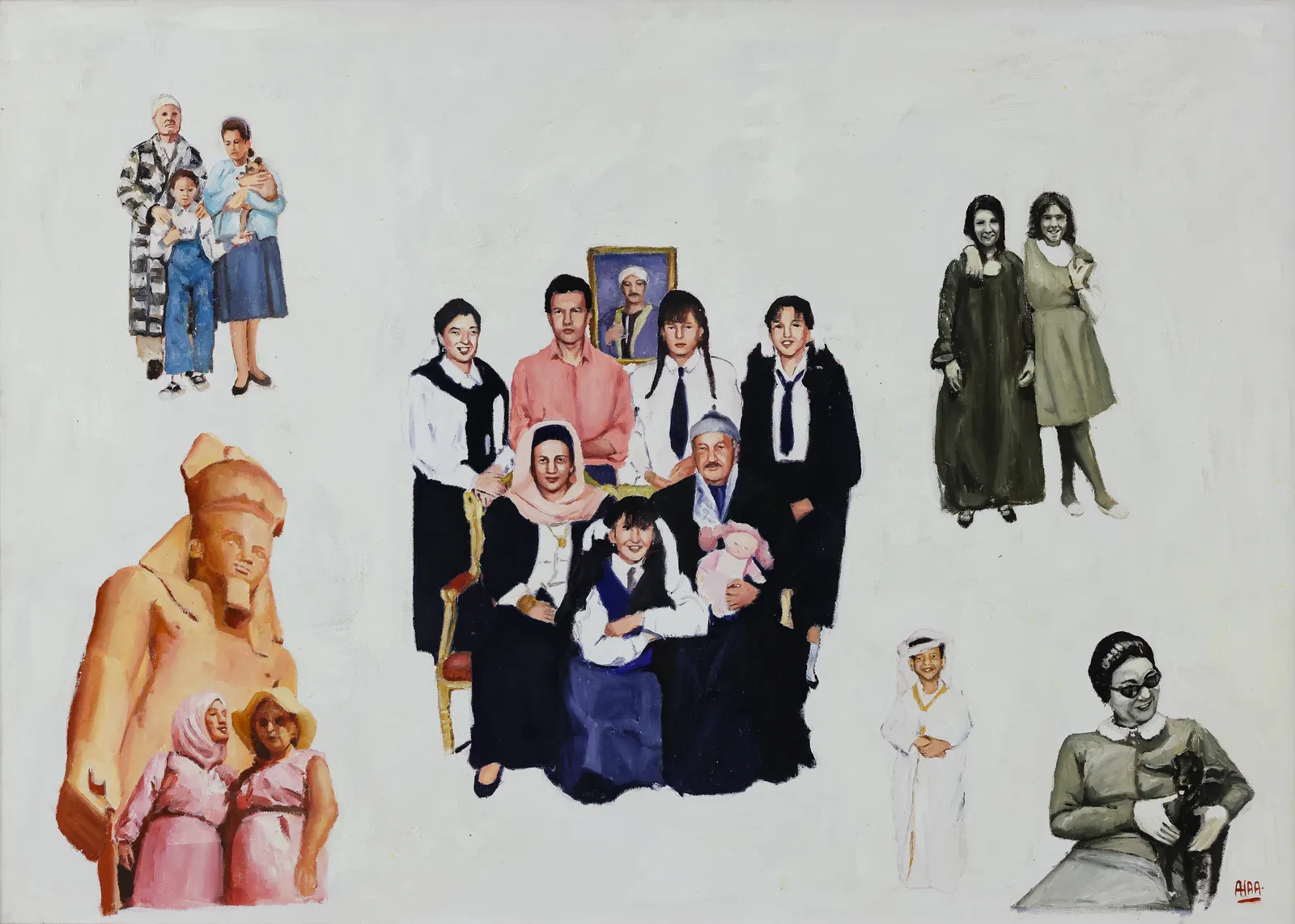 Alaa Ayman, Egyptian family photo, 2026